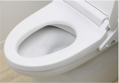 新しいトイレの設置、完成